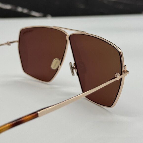 NEW TOM FORD STELLA TF1185 28E GOLD UNISEX SUNGLASSES FT1185 28E display picture 3